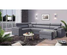 JUSTyou Coretta Conjunto de Sofa esquinero Gris
