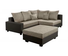 JUSTyou New Mexico Sofá esquinero Marrón