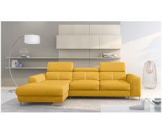 JUSTyou Adelia Sofa esquinero Amarillo Velour