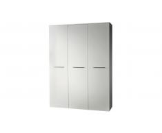 JUSTyou BOG Armario 190x135x55 Blanco Blanco