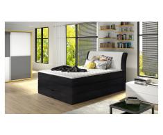 JUSTyou Amalfi Cama Box Spring Negro 140x200