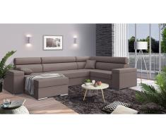 JUSTyou Coretta Conjunto de Sofa esquinero Marron