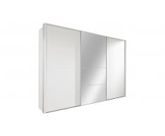 JUSTyou Almeria Armario puerta deslizante Blanco