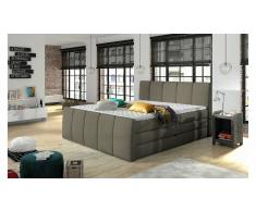 JUSTyou Fresco Cama Box Spring Marrón grisáceo 140x200