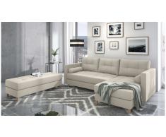 JUSTyou Kaito Sofa esquinero Beige Tejido estructurado