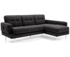 JUSTyou Chayma Sofá esquinero Estructura Antracita