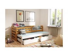 JUSTyou Kobi II Cama funcional Aliso Blanco 80x160 cm