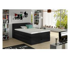 JUSTyou Aqua Cama Box Spring Negro 140x200