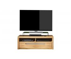 JUSTyou Rasno Mueble TV Haya oscura sólido parcial