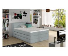 JUSTyou Aqua Cama Box Spring Gris 120x200