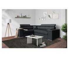 JUSTyou Tarin Sofa esquinero Negro I