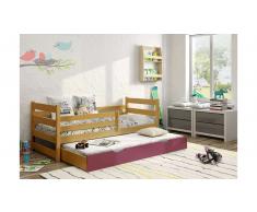 JUSTyou Jerry Cama funcional Aliso Morado 80x185 cm