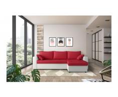 JUSTyou Anelis Sofa esquinero Blanco Rojo
