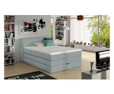 JUSTyou Aqua Cama Box Spring Gris 100x200