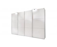 JUSTyou Telde Armario puerta deslizante Blanco