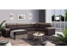 JUSTyou Coretta Conjunto de Sofa esquinero Marron
