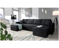 JUSTyou Rubicon Sofa modulare Negro Cuero sintetico