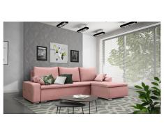 JUSTyou Claribel Sofa esquinero Rosa
