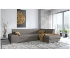 JUSTyou Panaro Sofá esquinero Gris Tejido estructurado