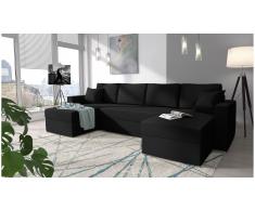 JUSTyou Rubicon Sofa modulare Negro Cuero sintetico
