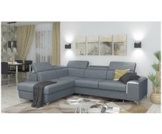 JUSTyou Caio Sofá esquina Gris Velour