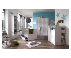 JUSTyou Jasmin Conjunto de muebles para ninos Roble