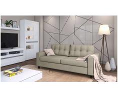 JUSTyou Gerd Sofá Gris Velour