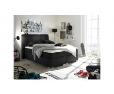 JUSTyou Jackson Cama Box Spring Negro 140x200