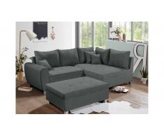 JUSTyou Des Moines Sofa esquinero Antracita