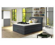JUSTyou Amalfi Cama Box Spring Antracita 100x200