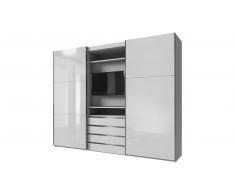 JUSTyou Firgas Armario puerta deslizante Blanco