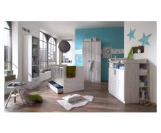 JUSTyou Jasmin Conjunto de muebles para ninos Roble