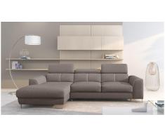 JUSTyou Adelia Sofa esquinero Marron Velour
