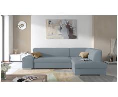 JUSTyou Piave Sofá esquinero Azul Tejido estructurado