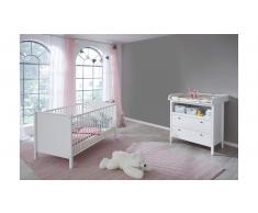 JUSTyou Fauro Conjunto de muebles para ninos Blanco