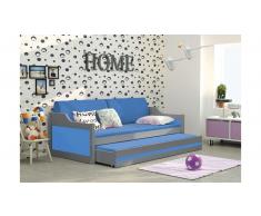 JUSTyou Tore Cama funcional Grafito Azul
