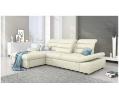 JUSTyou Helia Sofa esquinero Beige Cuero sintetico