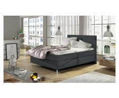 JUSTyou Cosy Cama Box Spring Antracita Velours 140x200