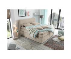 JUSTyou Idaho Cama Box Spring Crema