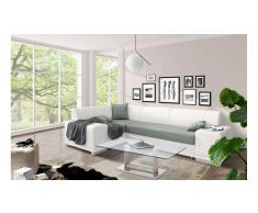 JUSTyou Alvy Sofa esquinero Blanco Verde