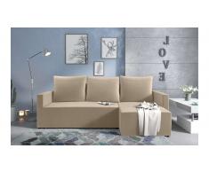 JUSTyou Kaori Sofa esquinero Beige Velour