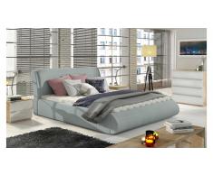 JUSTyou Tessa Cama tapizada Gris 160x200