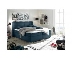 JUSTyou Jackson Cama Box Spring Azul 180x200