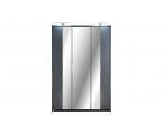 JUSTyou Elvas Armario puerta abatible Gris Grafito