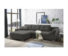 JUSTyou Colorado Sofá esquinero Gris