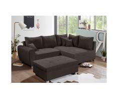 JUSTyou Des Moines Sofa esquinero Marron