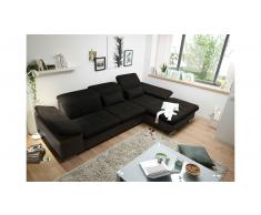 JUSTyou Maryland Sofá esquinero Marrón