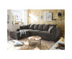 JUSTyou Harrisburg Sofa esquinero Marron