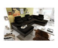 JUSTyou Mississippi Sofá esquinero Marrón