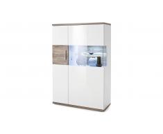 JUSTyou Indio Aparadores altos Blanco | Stirling Roble